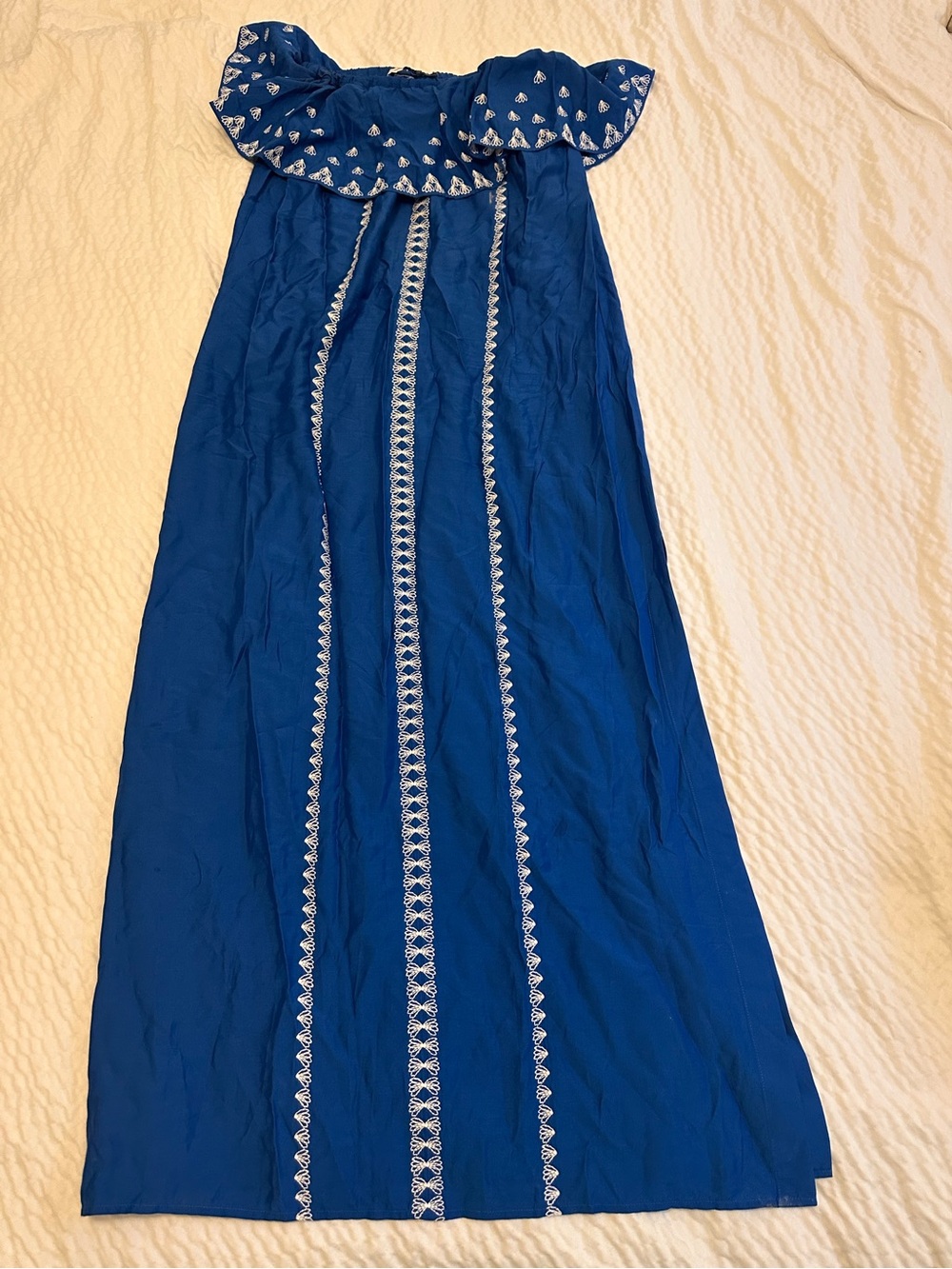 Vineyard Vines Strapless Maxi Dress-Ladies Size 4